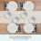 Pfaltzgraff Jules 12 Piece Dinnerware Set, Service for 4 White 5