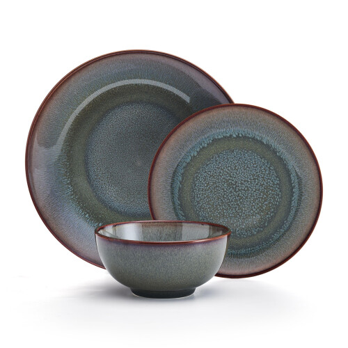 Pfaltzgraff Mackensie 12 Piece Dinnerware Set, Service for 4, Multicolored 1