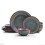 Pfaltzgraff Mackensie 12 Piece Dinnerware Set, Service for 4, Multicolored 1