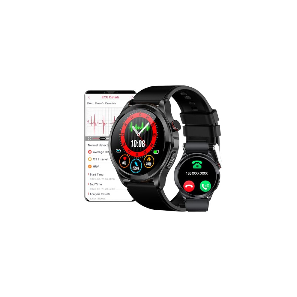 Digikuber Smart Watch Ecg Men, Smartwatch Temperature And Oximeter, Ip68 Waterproof Women Fitness Tracker With Ppg Spo2 Heart Rate Message Notice 680306327768