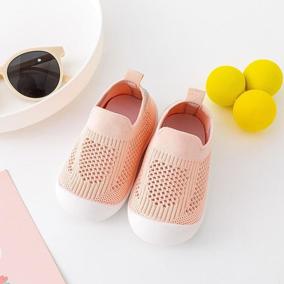 (pink, 22/23) Kids Shoes Breathable Infant Baby Children Girls Boys Shoes Mesh Sneakers Soft Bottom Non-slip Shoes