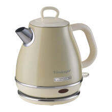 ARIETE 2869 Vintage Stainless Steel Kettle, 1.7 Liter - Beige