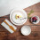 Siterra 16-Piece Casual Rustic White Stoneware Dinnerware Set (Service for 4) 2