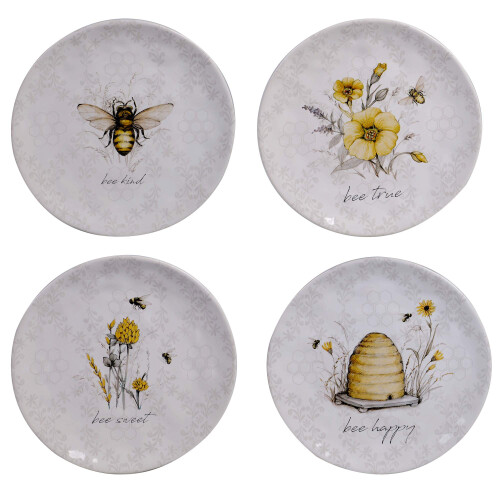 Bee Sweet 16 Piece Dinnerware Set, Service for 4 2