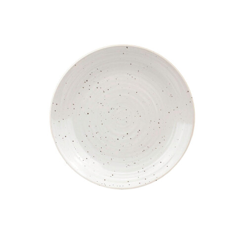 Siterra 16-Piece Casual Rustic White Stoneware Dinnerware Set (Service for 4) 2