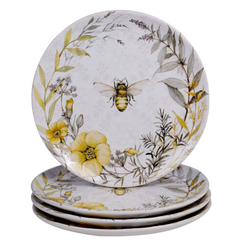 Bee Sweet 16 Piece Dinnerware Set, Service for 4 1