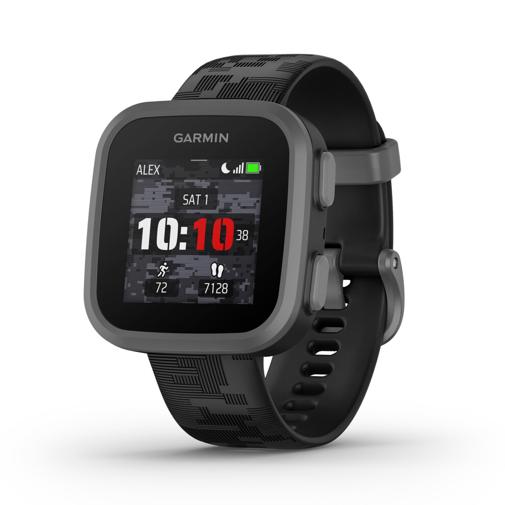 Garmin Bounce?, Kids Smartwatch, Two-Way Text and Voice Messaging, Location Tracking, Black Camo