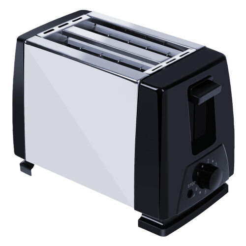 2 Slice Toaster with Extra Wide Long Slots, 6 Settings and Cancel & Reheat Function, Variable Browning Controls, Auto Cut-Off, Clean Simple Design,
