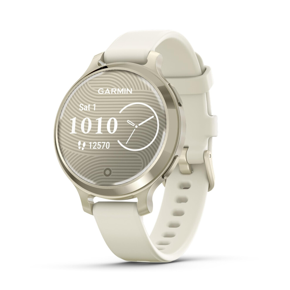 Garmin Lily 2 Active GPS 35mm Smartwatch, Stylish Smaller watch, Fitness Tracker with Hidden Display, Sports apps,Patterned Lens, Bright Touchscreen