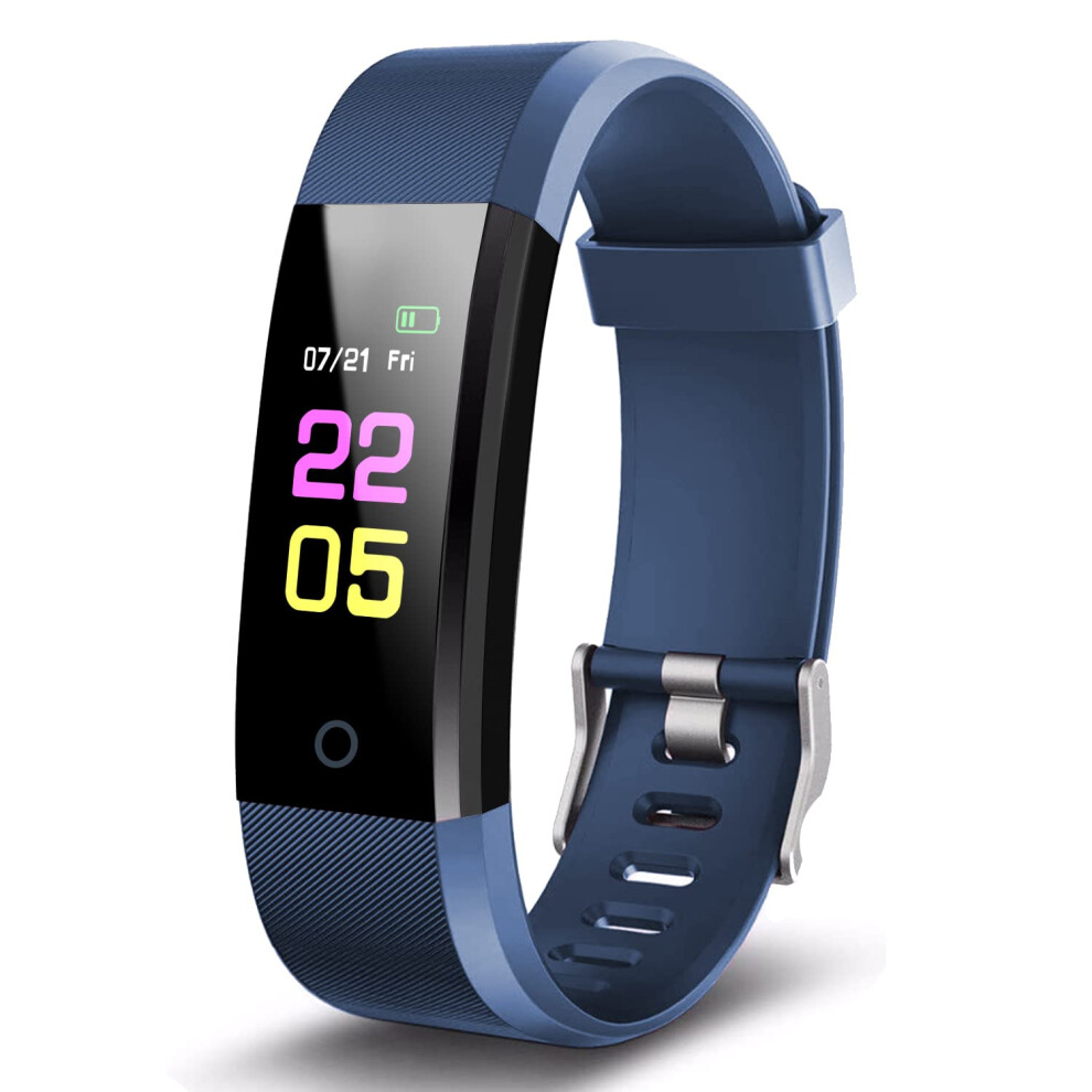 Forhapay Fitness Tracker Watch For Women Men, Smart Watch With Heart Rate Blood Pressure Sleep Monitor And Message Remind, Ip67 Waterproof Smartwatch 750656901649