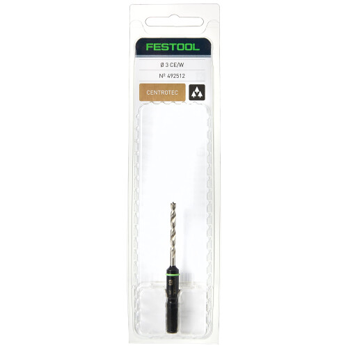 Festool Festool 492512 3 mm D 3 CE/W Centrotec Drill Bit