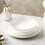 Stone lain Gabrielle Bone China Dinnerware Set, 12 Piece Service for 4, Solid White 4