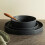 Stone by Mercer Project MODAN 12-Piece Dinnerware Set Stoneware, Charcoal 1