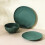 Stone Lain Rio 12-Piece Dinnerware Set Stoneware, Green 3