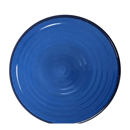 Gianna's Home 12 Piece Modern Melamine Heavyweight Plastic Dinnerware Set (Blue) 1