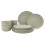 Staub Ceramic Dinnerware 12-pc Set - White Truffle 1