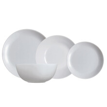 Luminarc Diwali Granit Dinnerware, Opal Glass, Grey