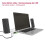 Hama Hama E 80 Active PC Speaker | Active Speakers for Computers and Notebooks | Black 3