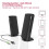 Hama Hama E 80 Active PC Speaker | Active Speakers for Computers and Notebooks | Black 5