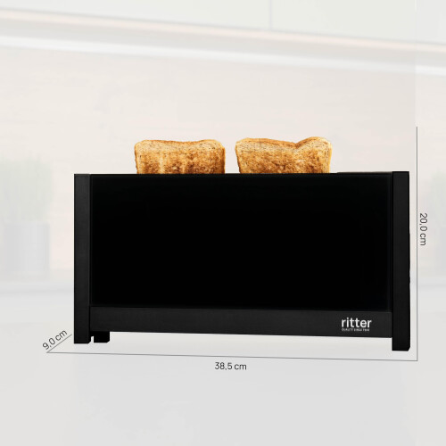 Ritter Volcano 5-2 slice(s) toaster 950W - black 1