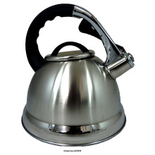 3.5Ltr Stainless Steel Whistling Kettle Gas Electric Hobs Kettle Silver New