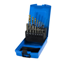 Presto 6955560000 HSS M3-M12 TiN Tipped Drill & ISO 529 Short Machine Tap Set