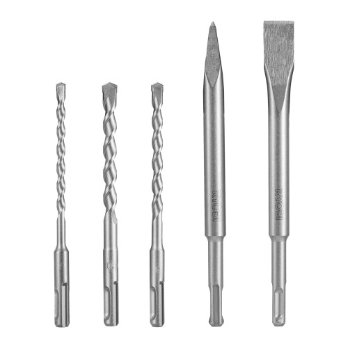 Ryobi Ryobi RAKSP05 SDS+ Bits and Chisel Bits (5 Piece)
