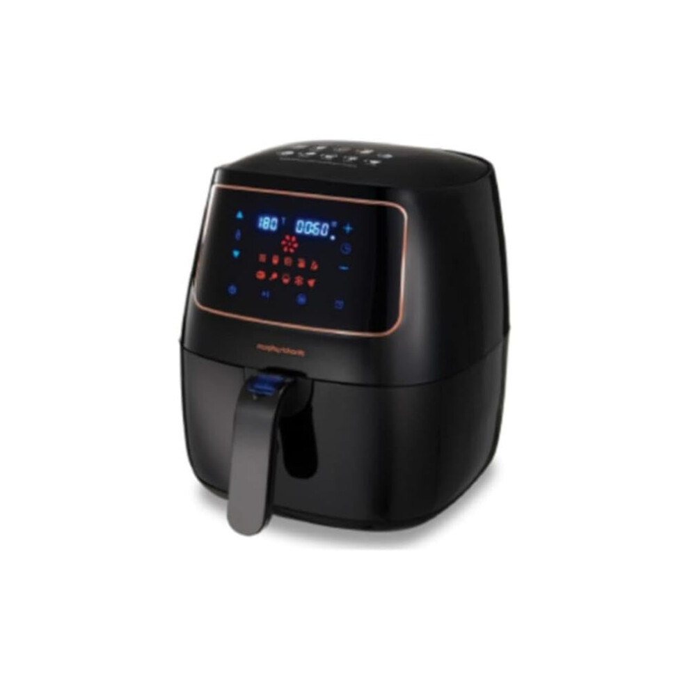 New Morphy Richards Digital Health Fryer, Rose Collection, Rapid Air Technology, 8 Pre-Program Settings, Touch Screen, Fry, Bake, Roast & Grill, Gold 3L