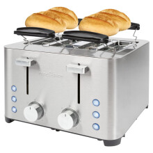 Proficook PC-TA1252 Torradeira de aço inoxidável com 4 slots