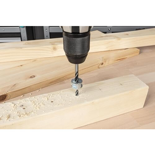 wolfcraft wolfcraft "Depth-Restricted Drilling" Starter Set I 8639000 I for Drilling into softwood 1
