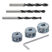 wolfcraft "Depth-Restricted Drilling" Starter Set I 8639000 I for Drilling into softwood
