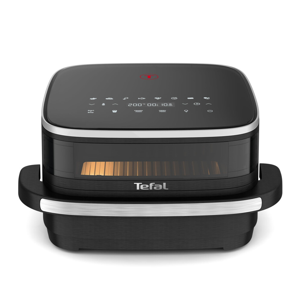 Tefal Easy Fry Pizza, XL Surface, Large Air Fryer, Spacious Basket, Up To 1 Kg of Fries, Compact Design, Extra-Crisp Technology, Viewing Window,