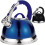 3.5LTR S/S Whistling Kettle Metalic Black (Blue) 2