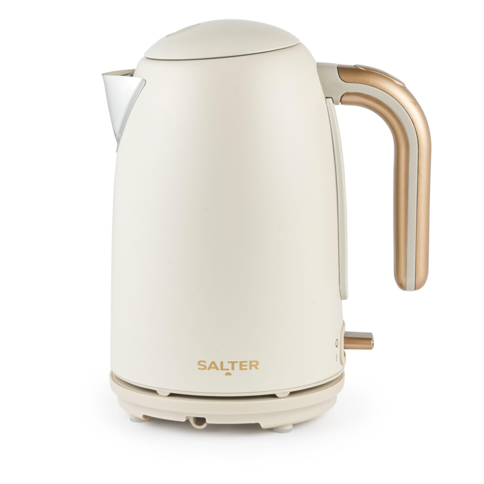 Salter Pebble Kettle ? 1.7 L Fast Boil Electric Tea Kettle, Removable Limescale Filter, Water Level Indicator, 360? Swivel Base, Viewing Window, Boil-image-OPC-PG7K7KN-NEW