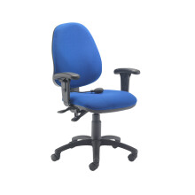 Office Hippo Desk Chair, Ergonomic Home & Office Chair With Adjustable Seat, Back, Arms & Lumbar Pump For Comfort & Support, Computer Chair With