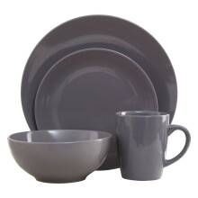 16 Piece Dinner Set (Dark Grey)