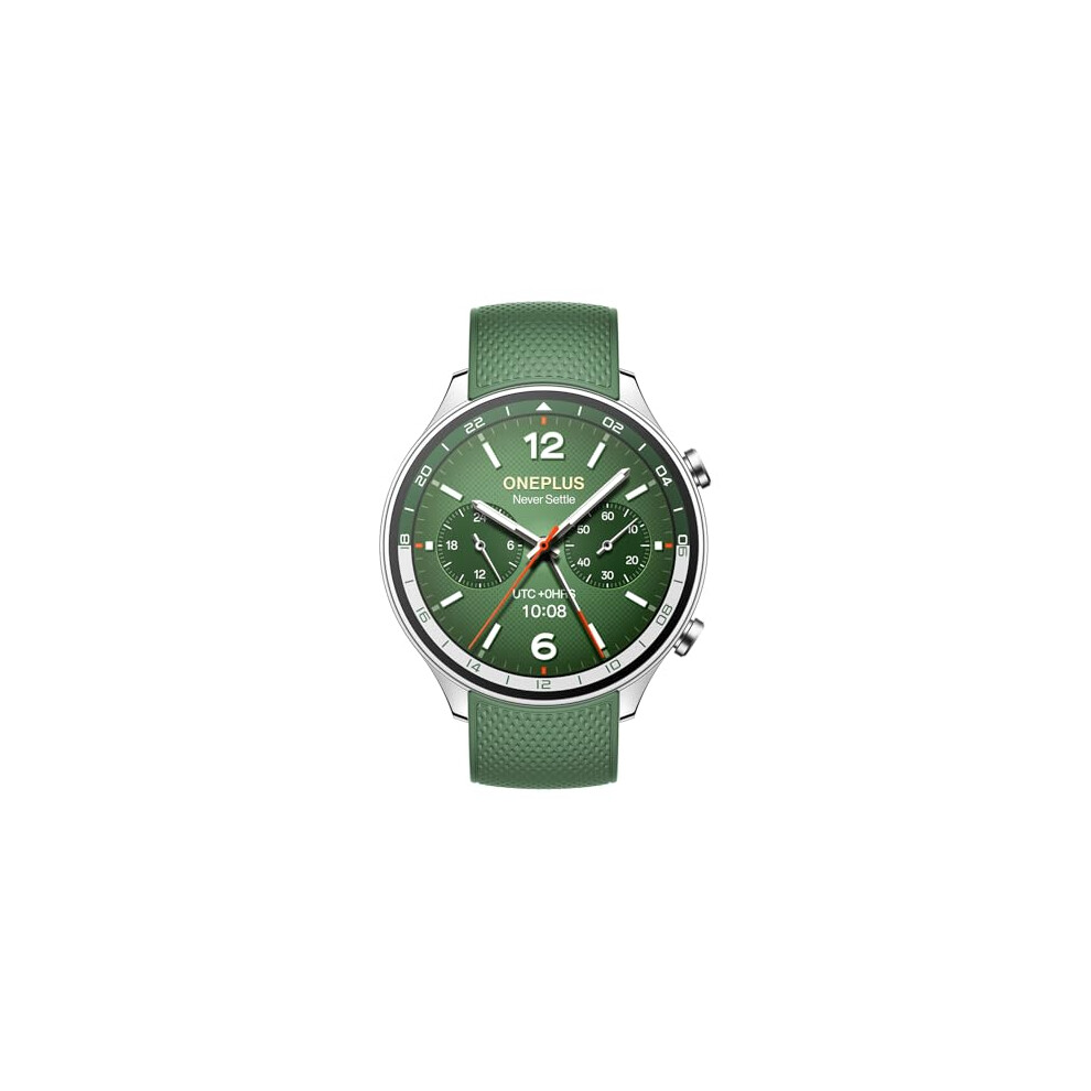 OnePlus Watch 2R with Wear OS 4 by Google,Snapdragon W5 Chipset,Upto 100hrs Battery Life,1.43 AMOLED Display,100+ Sports Mode,Dual Frequency GPS,5
