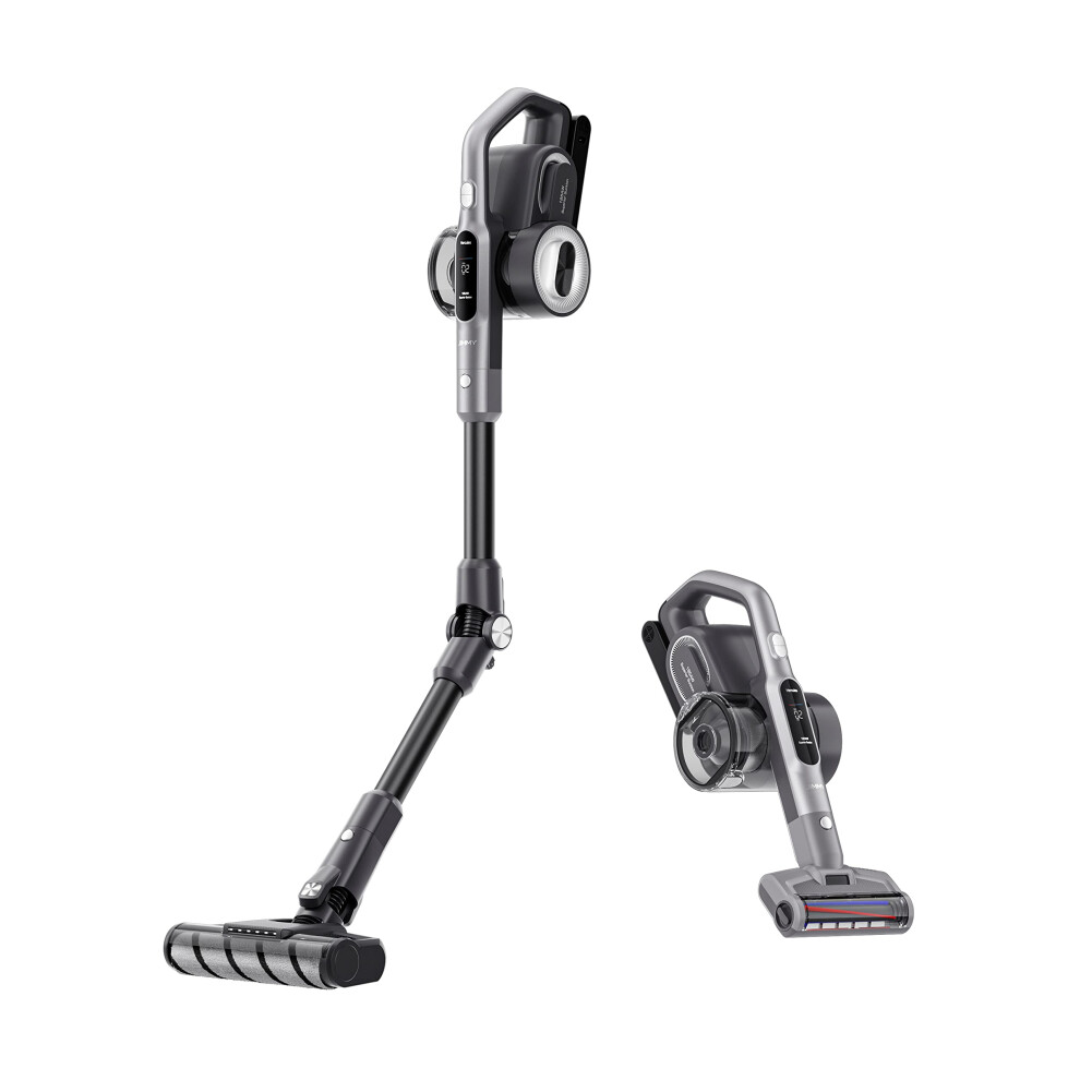 Jimmy Choo Jimmy H8 Flex Cordless Vacuum Cleaner, Multi-Surface Flexible Hepa Stick Vacuum, Removable Battery, 550W, 24Kpa, 65 Min Runtime, Motorised Tool,