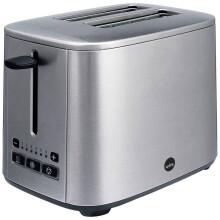 Wilfa Premium Toaster - Robust Stainless Steel Toaster & Removable Crumb Plate - 2 Slice Toaster with 6 Degrees of Browning, Defrost & Heat Functions