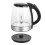 EMERIO WK-125145 Kettle schnurlos Glas, Black, Silver 3