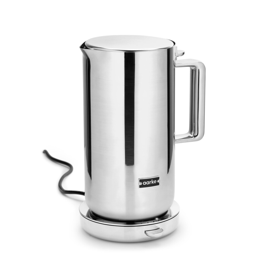 Aarke Kettle in Stainless Steel with Multiple Temperature Settings, 360? Swivel Base, Quiet Boiling and Non-drip Spout, Capacity of 1.2 Litre-image-OPC-PG7K8GM-NEW