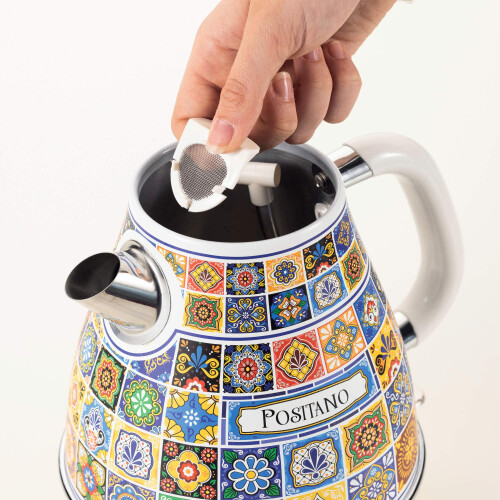 Ariete 869/01 Cordless Kettle 1.7L, 360 Rotating Base, Positano Design 2