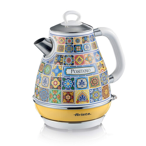 Ariete 869/01 Cordless Kettle 1.7L, 360 Rotating Base, Positano Design