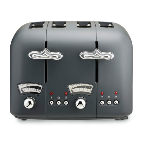 De'Longhi De'Longhi Argento Silva CT04.GY, 4 Slice Toaster Grey