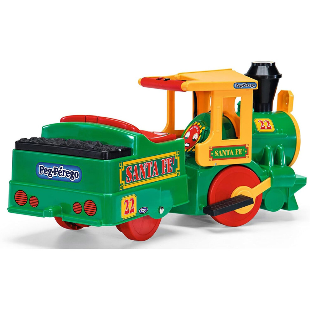 Peg Perego Iged1071 Santa Fe Train, Green & Yellow, Medium