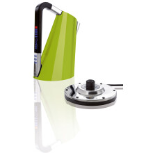BUGATTI, Vera, Electric Water Kettle with Temperature Adjustment and Timer, Capacity 1.75 liters, 2400 W, Stainless Steel (Green)