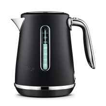 SAGE SKE735 the Soft Top Luxe, Kettle with Premium Metallic and Chrome Finish, Matt Black