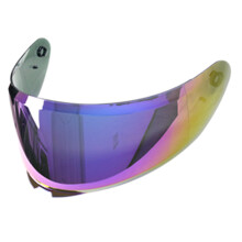 (Iridium) ZORAX Motorbike Outer Visor For ZORAX ZOR-813 Full Face Helmet