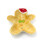 Carousel Ceramic Gingerbread Cookie Shaped Christmas Snack Bowl | Festive Serving Dish 4