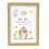 Carousel Kids Artwork Display Frame | Front Opening A4 Childrens Wall Art Storage Frame 7